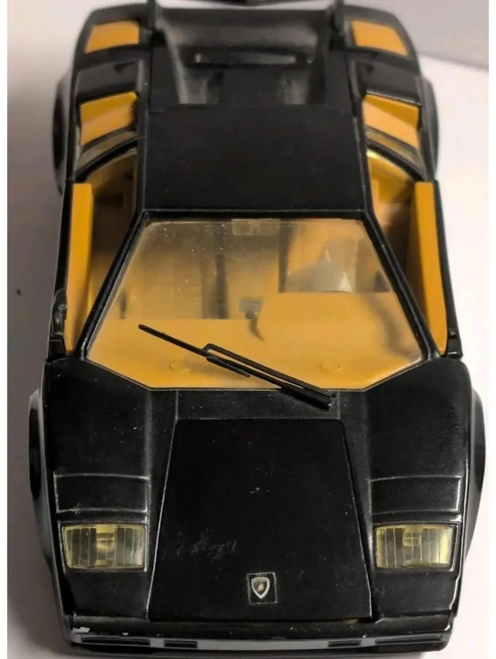 Black Lamborghini Countach 1/24 1:24 Revell G. M. B. H. 1988 Rare Vintage